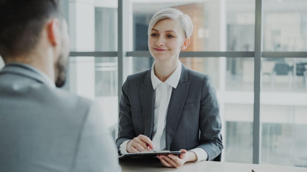 Recruiting conversation between professionals